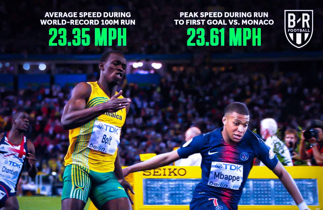  Kylian Mbappé et Usain Bolt en duel sur 100 m, les français font une demande inattendue