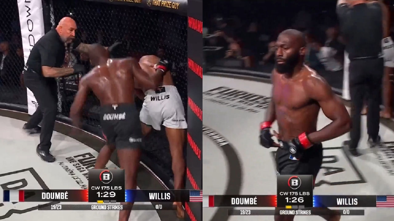 VIDÉO : Cédric Doumbé détruit l’Américain Jaleel Willis au 1er round et lave l’affront contre Baki