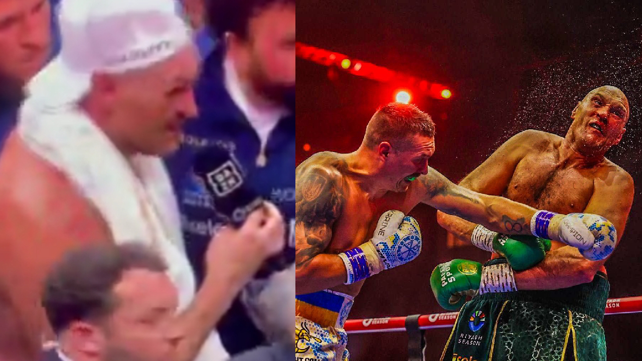 La réaction lunaire de Tyson Fury après sa cuisante défaite contre Oleksandr Usyk : « Son pays est… »