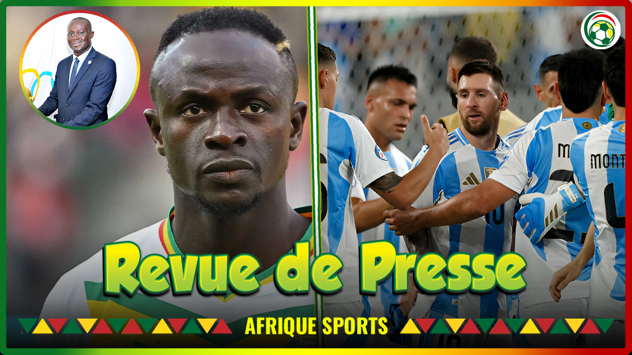 Sadio Mané recadré par Augustin Senghor… Lionel Messi et l’Argentine dominent le Chili