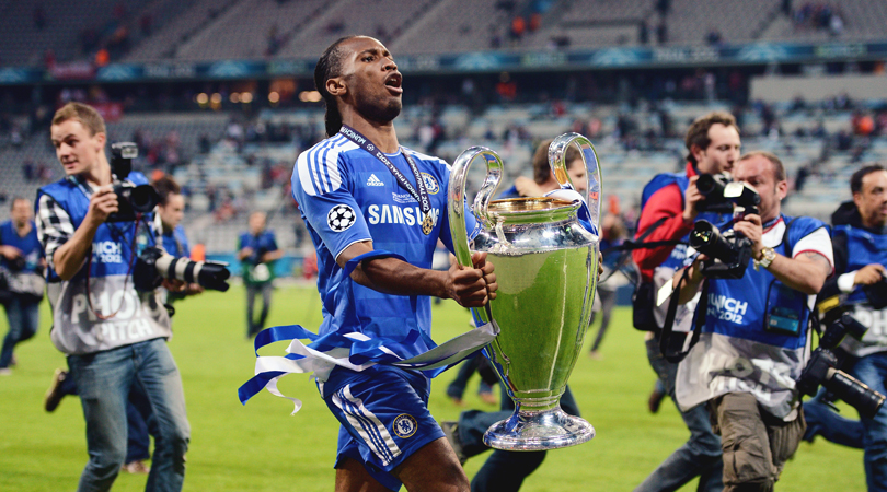 Voici le classements des 25 joueurs africains qui ont gagné la Ligue des champions 15 Didier Drogba (Côte d'Ivoire)