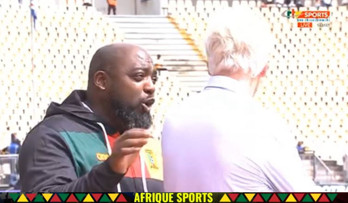 VIDEO : Michael Ngadeu ouvre le score, la très belle réaction de Marc Brys