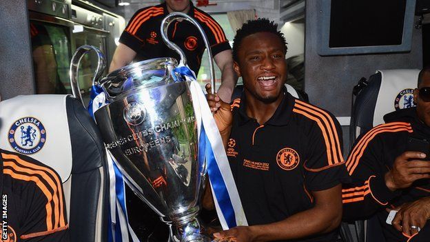 Voici le classements des 25 joueurs africains qui ont gagné la Ligue des champions 13 John Obi Mikel (Nigeria)