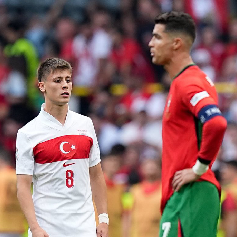 Cristiano Ronaldo met un gros vent à Arda Guler après Portugal - Turquie, la vidéo fait débat