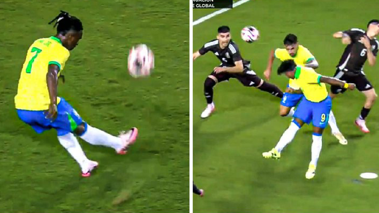 VIDÉO : Le but fabuleux d’Endrick avec le Brésil sur une offrande magnifique de Vinicius