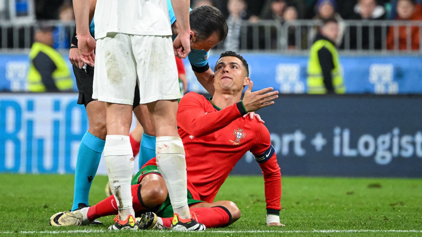 Cristiano Ronaldo lors du match amical entre le Portugal et la Slovenie le 26 03 2024 1833100