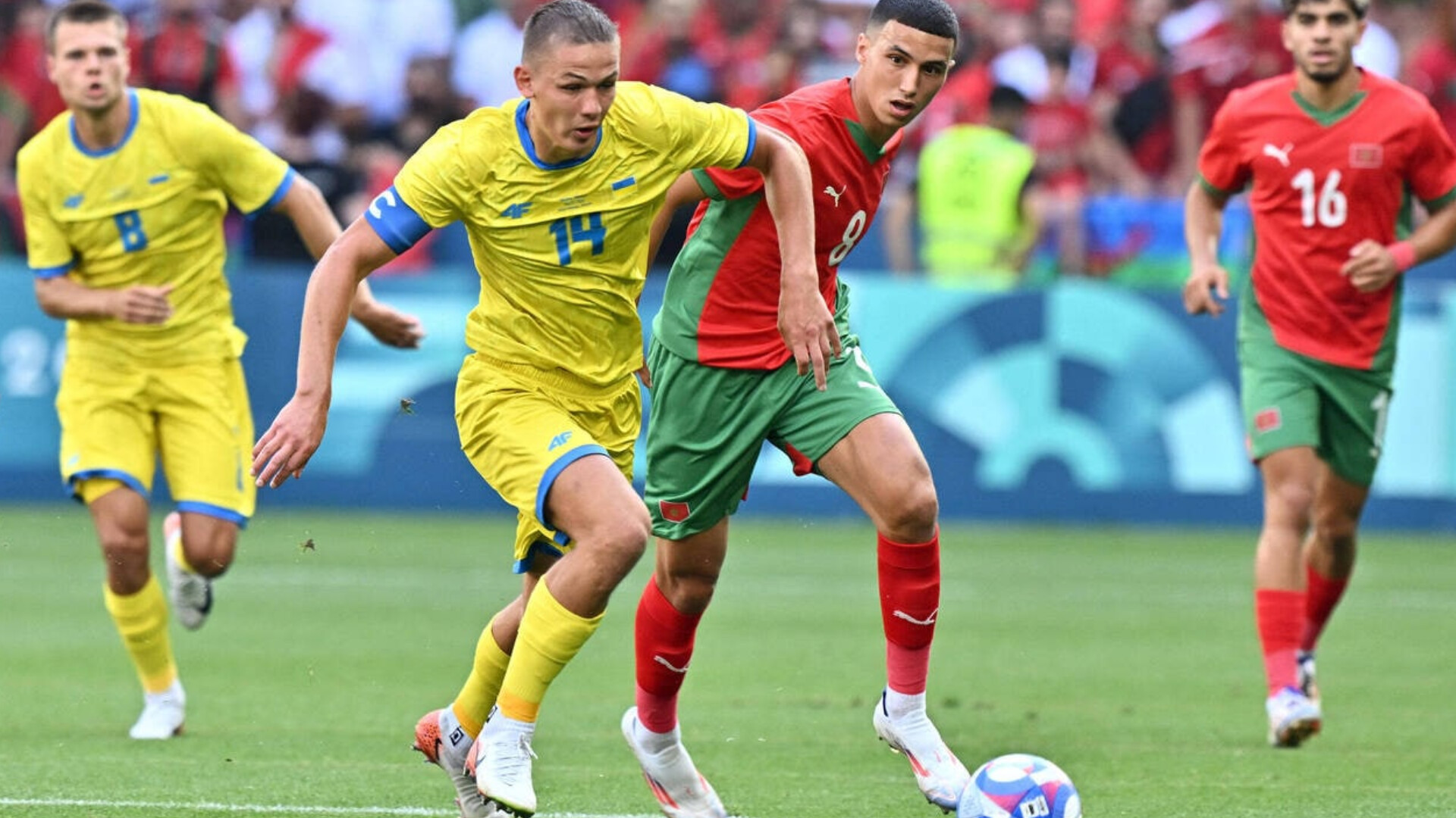 Foot – JO 2024 : L’Ukraine surprend le Maroc et arrache une victoire in extremis
