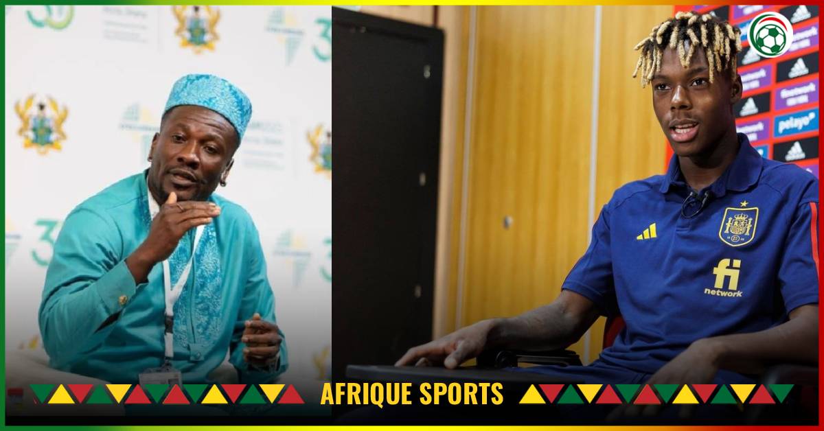 Asamoah Gyan réagit au compliment de Nico Williams : « Meilleur attaquant »