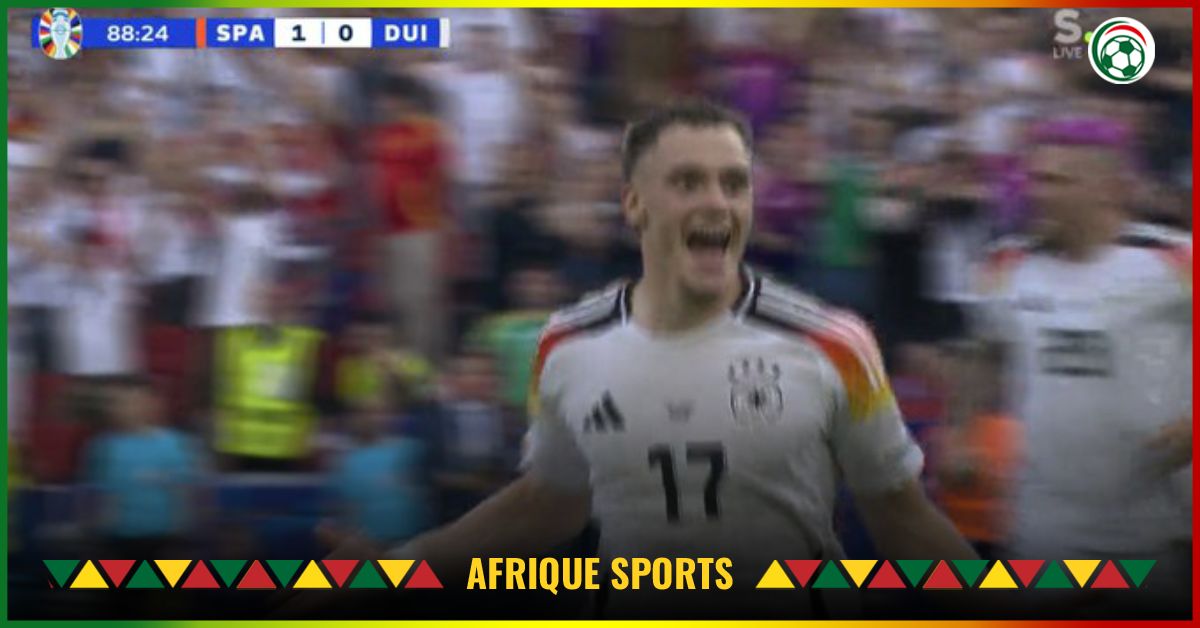 VIDEO : Florian Wirtz égalise pour l’Allemagne en toute fin de partie – C’est incroyable