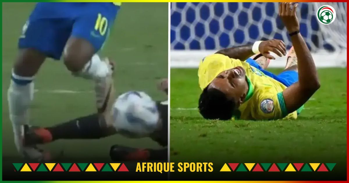 Brésil : Grosse frayeur pour Rodrygo qui a évité plus pire que l’élimination de la Seleçao 