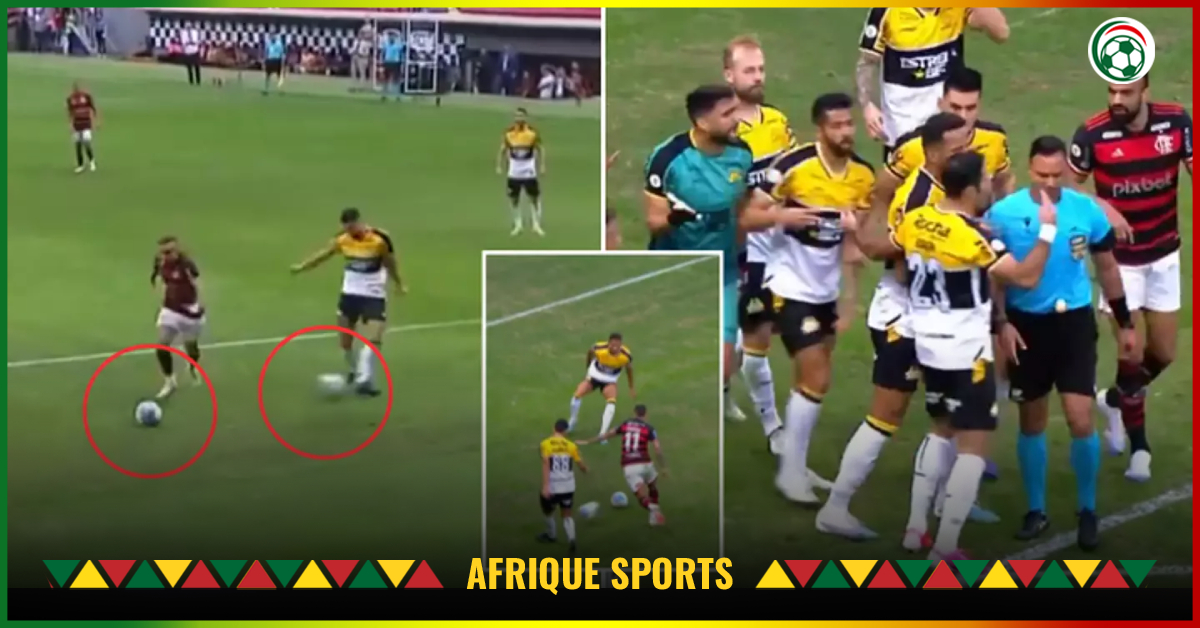 Brésil : un geste de génie pour empêcher un but, la décision de l’arbitre surprend ! (vidéo)