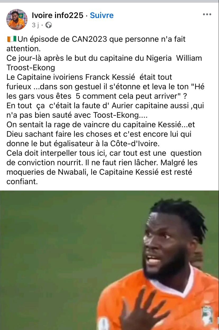 La grosse colère de Franck Kessié envers Serge Aurier ! 2 « La colère de Franck Kessié envers Serge Aurier pour son manque de… »