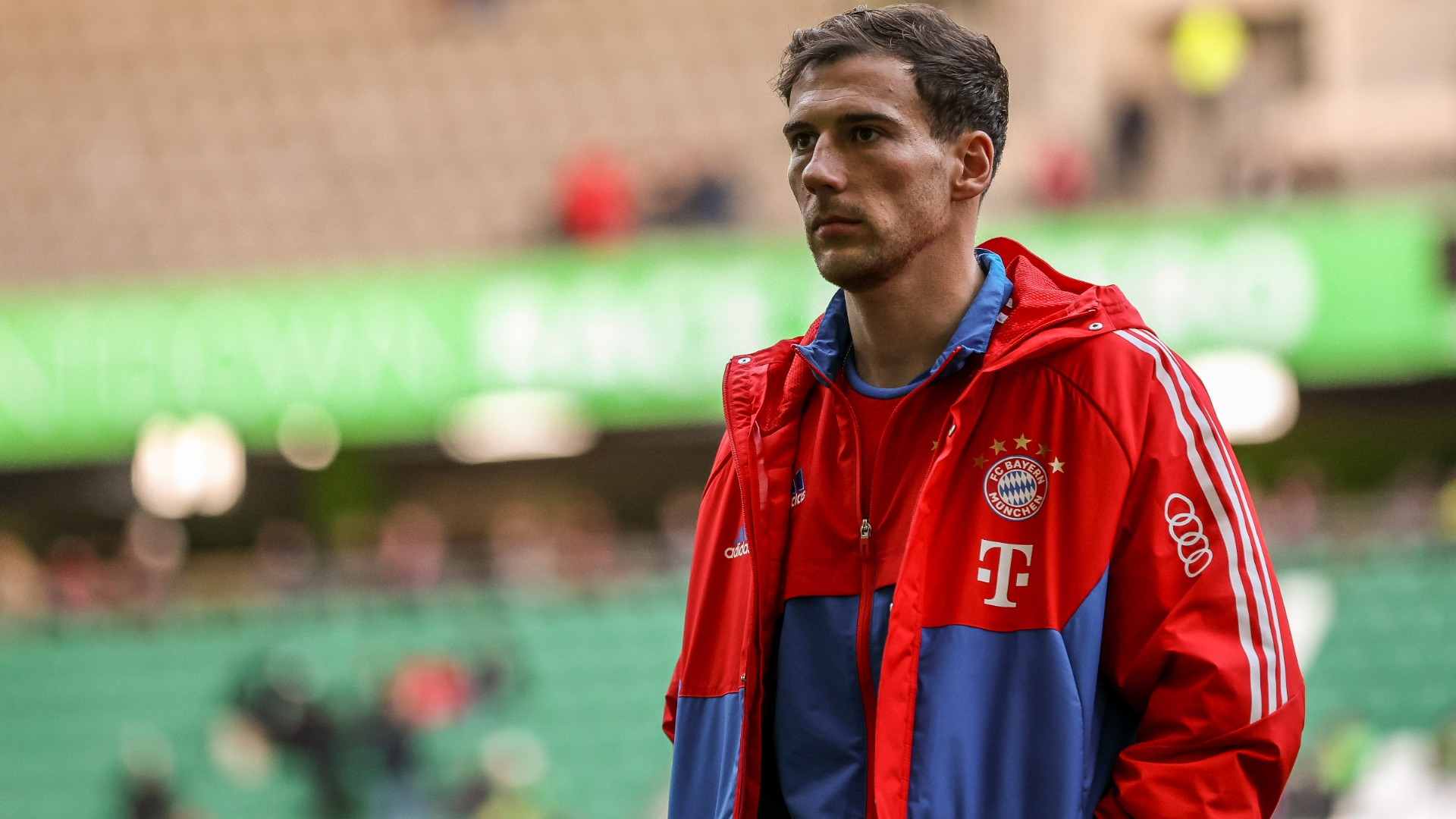 leon goretzka bayern munich v wolfsburg bundesliga