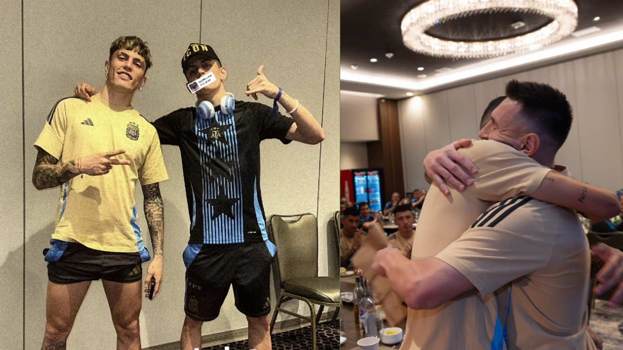 Argentine : Lionel Messi offre un joli cadeau à Garnacho, ce qu’il en fait met le feu sur la toile