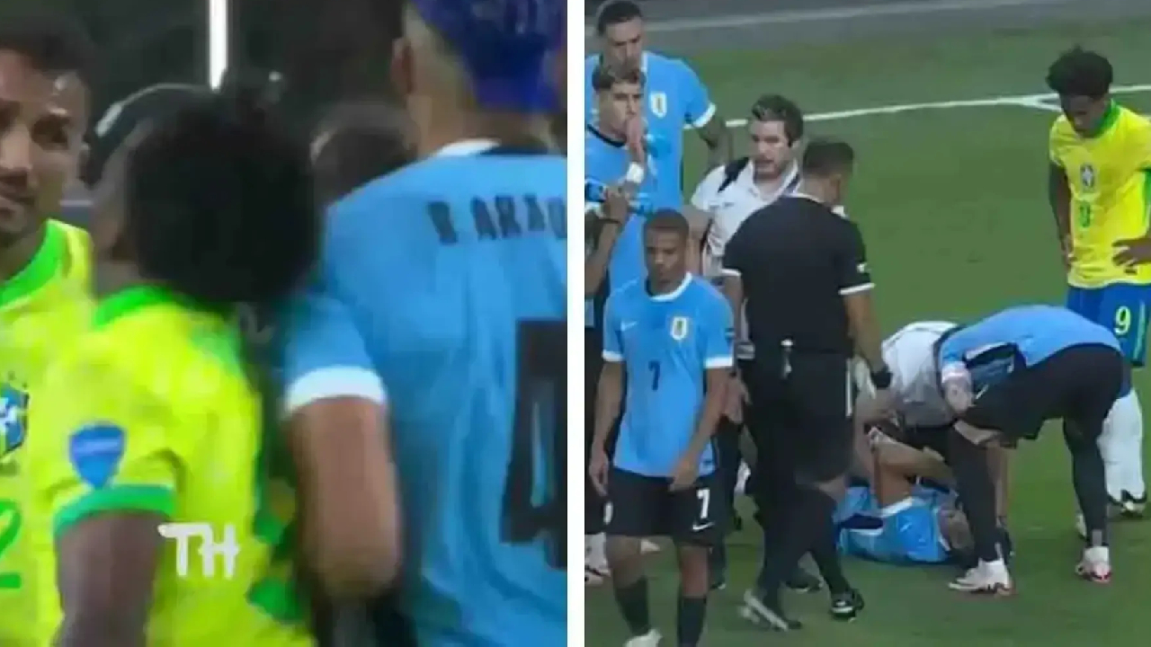 Brésil - Uruguay : Le geste scandaleux d'Araujo sur Endrick, la réponse de Raphinha met le feu