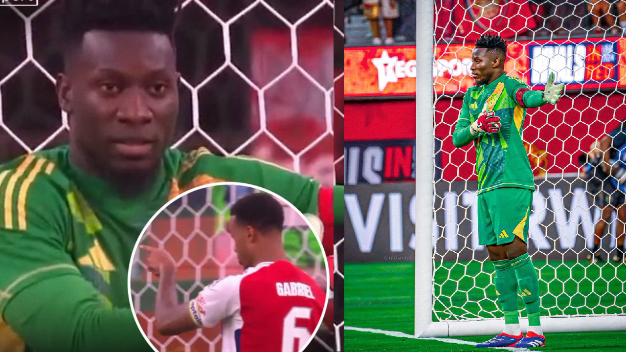 Pré-saison : Contre Arsenal, André Onana enflamme les Mancuniens avec 2 actions dingues (VIDEO)