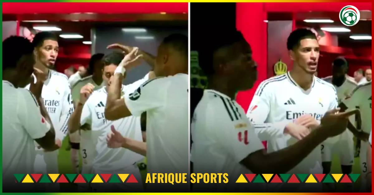 L’échange à la mi-temps entre Bellingham, Mbappé, Vinicius et Rodrygo (Video)
