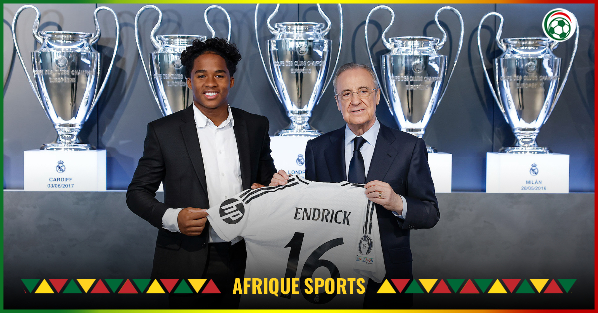 Real Madrid : le cadeau inattendu d’Endrick à Florentino Pérez !