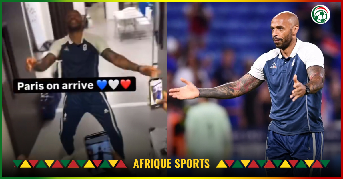 JO 2024 : l’incroyable célébration de Thierry Henry après la finale (Vidéo)
