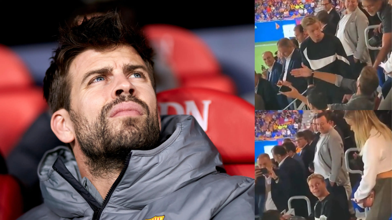 Grosse altercation entre Frenkie de Jong et Gerard Piqué, la vidéo affole de nouveau la toile 2 Grosse altercation entre Frenkie de Jong et Gerard Piqué, la vidéo fuite 4 jours après Barça-Monaco