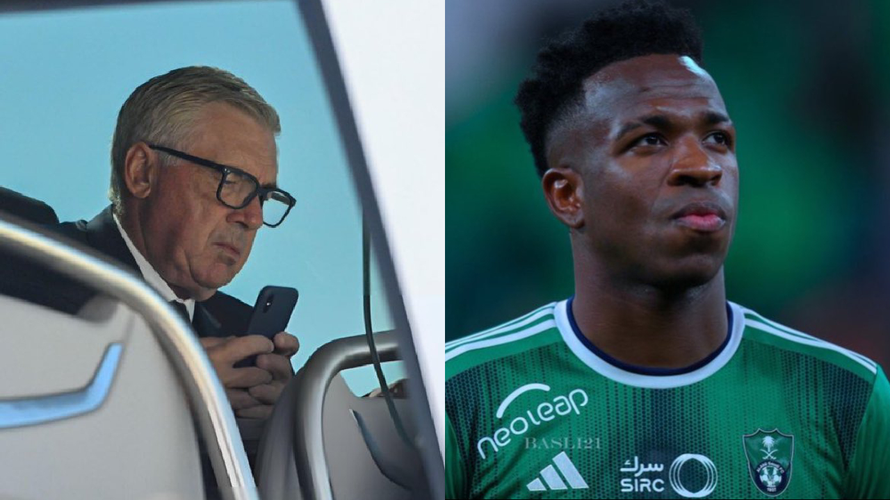 Vinicius Junior sur le départ vers Al Ahli? La grosse mise au point de Carlo Ancelotti