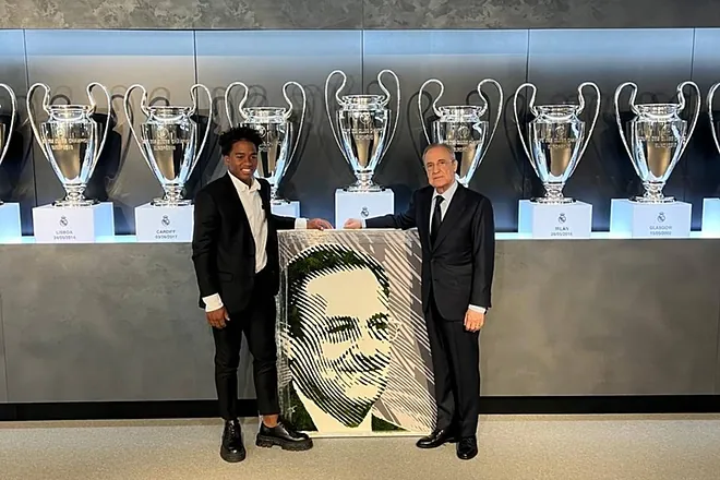 le cadeau inattendu d’Endrick à Florentino Pérez ! 1 le cadeau inattendu d’Endrick à Florentino Pérez