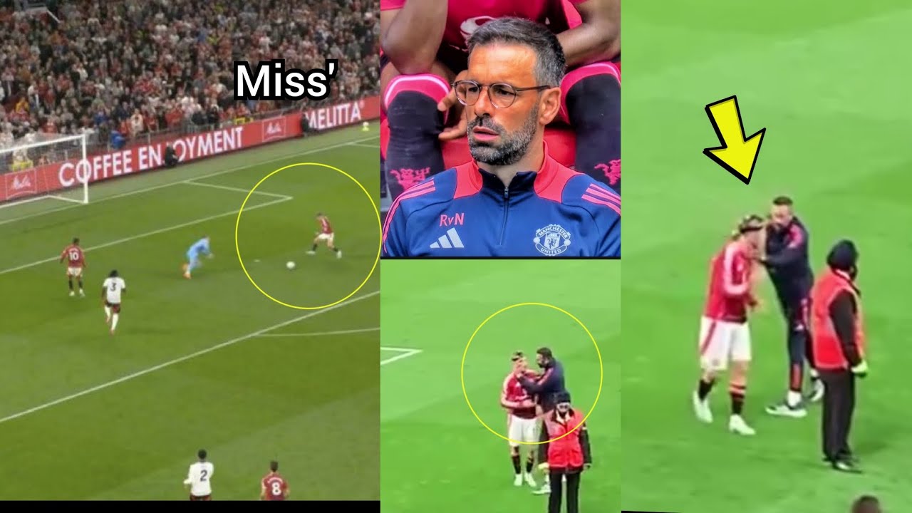 Garnacho terriblement moqué après son raté monumental contre Fulham (VIDÉO)