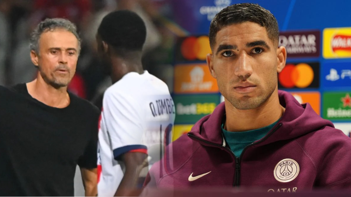PSG : La réaction d’Achraf Hakimi sur l’absence d’Ousmane Dembélé