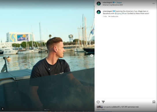 Après les critiques, Ter Stegen réagit sévèrement sur Instagram