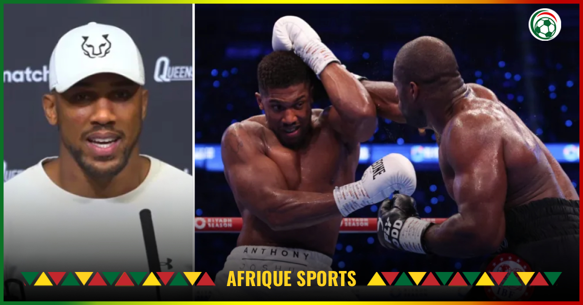 « Je ne vais pas le faire », la réaction enflammée d’Anthony Joshua après la grosse humiliation subie