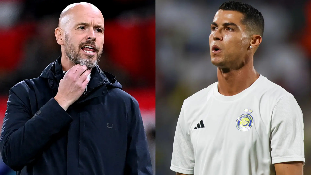Manchester United : Eric Ten Hag se moque terriblement Cristiano Ronaldo, "Il est loin..."