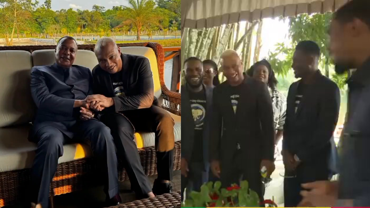 Samuel Eto’o et El Hadji Diouf au Congo : La folle vidéo de l’échange fuite 4 jours après