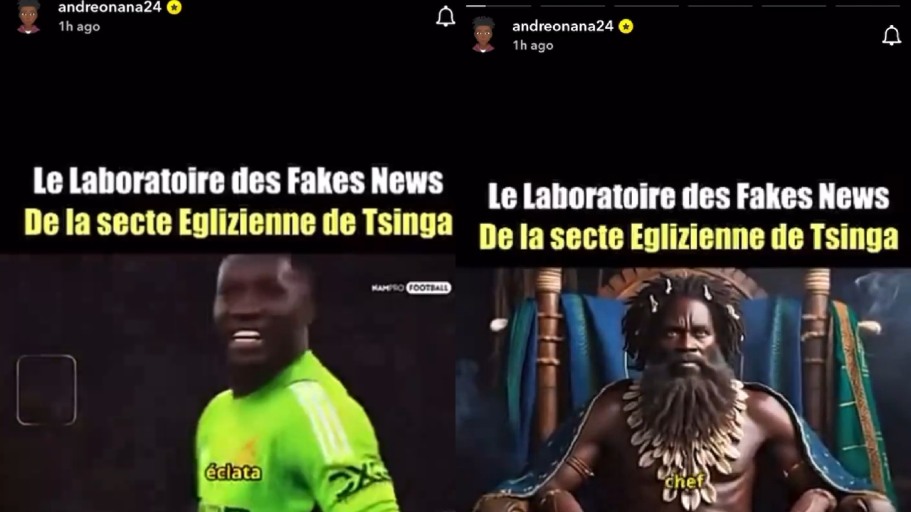 18 jours avant le Kenya, André Onana lâche la vidéo très accablante sur la FECAFOOT