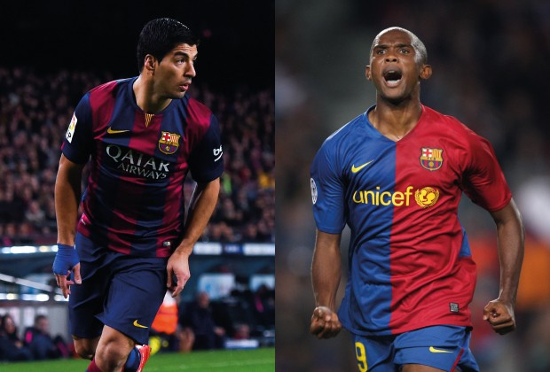 Barça: Eto’o se place devant Messi, Neymar et Lewandowski dans ce classement ; seul Suarez le dépasse