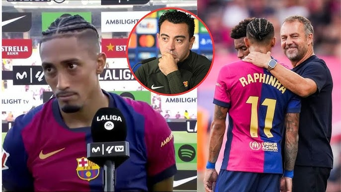 Raphinha analyse les différences entre Flick et Xavi