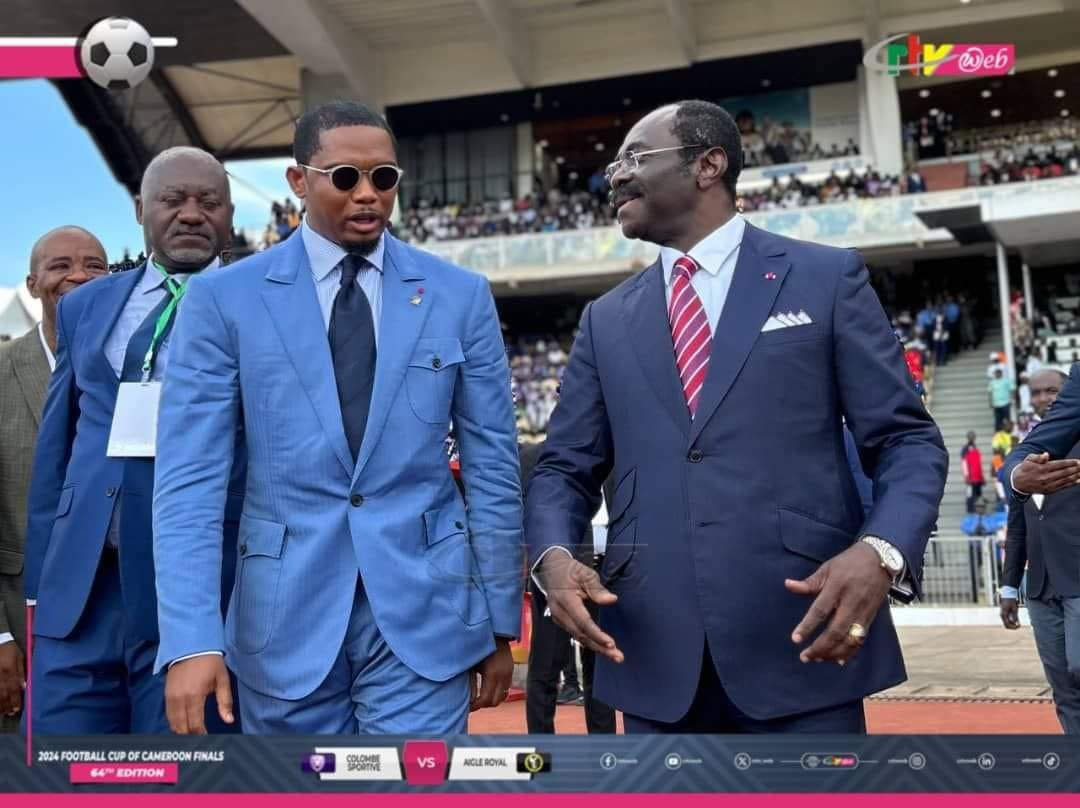 Cameroun : 12 jours avant le Kenya, Eto’o et Mouelle Kombi se réconcilient en public