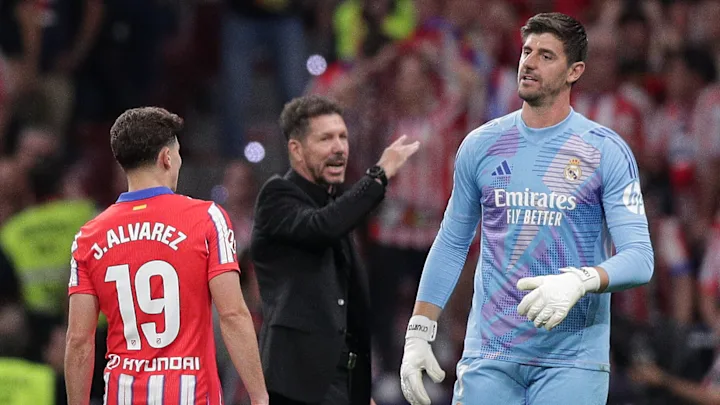L’échange tendu entre Courtois et Simeone 1 L’échange tendu entre Courtois et Simeone