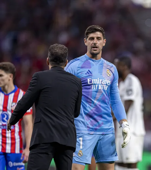 L’échange tendu entre Courtois et Simeone 2 L’échange tendu entre Courtois et Simeone