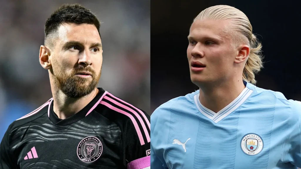 Haaland plus fort que Messi ? Le débat fait rage !
