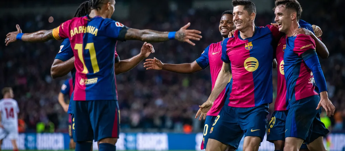 Barça - Bayern : La réaction musclée de Raphinha après son triplé 