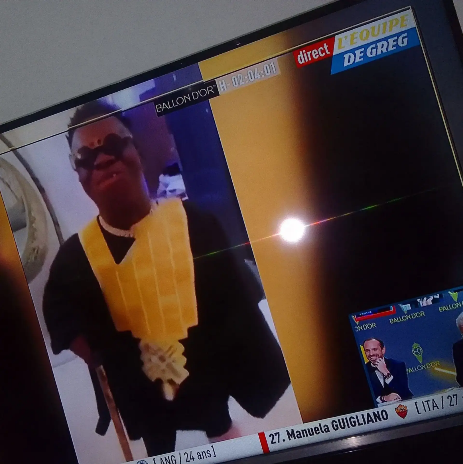 Ballon d’Or : le stream officiel diffuse des mèmes de Lamine Yamal « babysitter » de Vinicius Jr