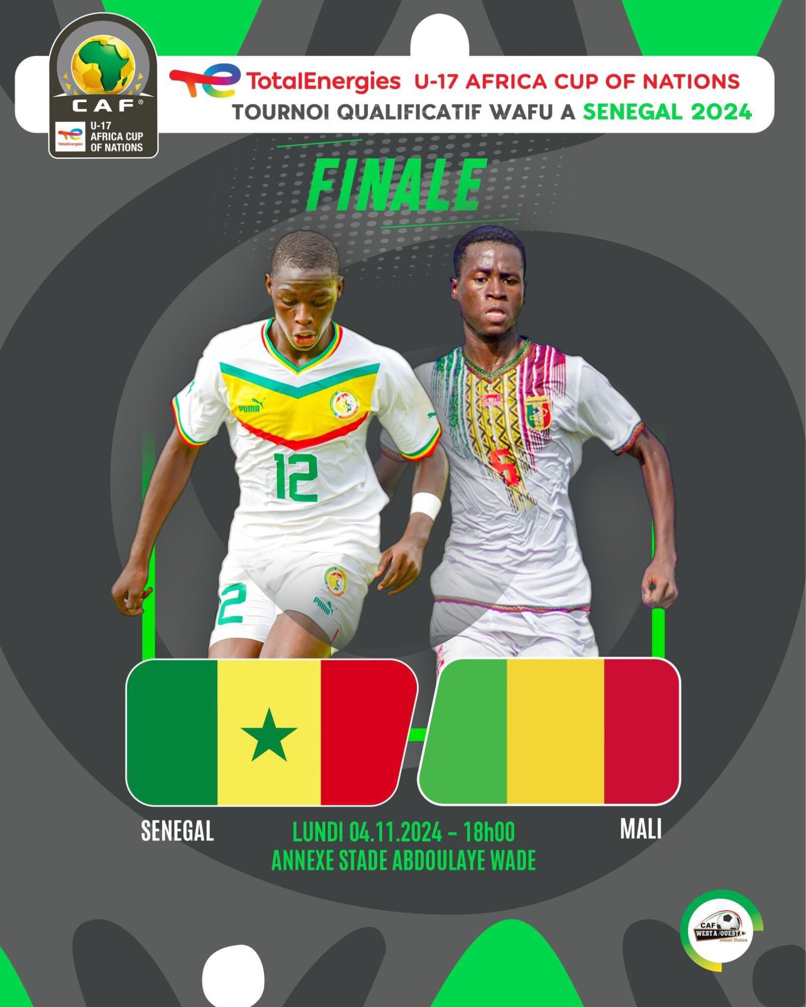 Suivez EN DIRECT la finale tournoi UFOA/A U17 ! 1 Suivez EN DIRECT la finale tournoi UFOA/A U17 !