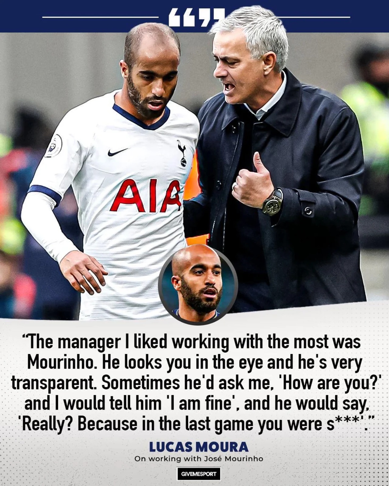 Lucas Moura Mourinho