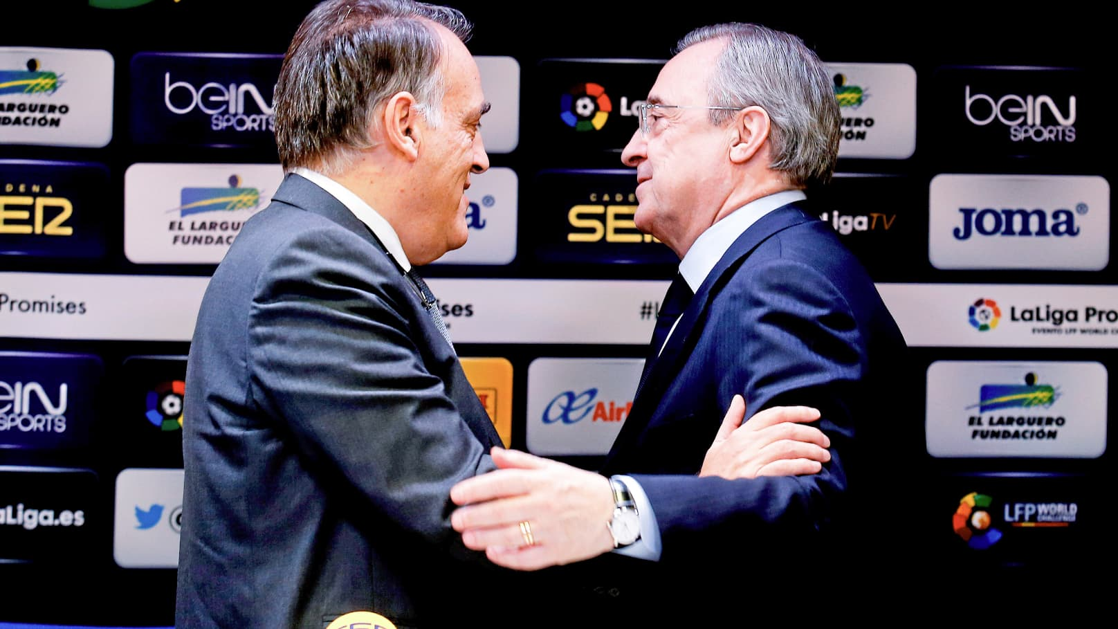 Javier Tebas tacle violemment Florentino Pérez 1 Javier Tebas tacle violemment Florentino Pérez