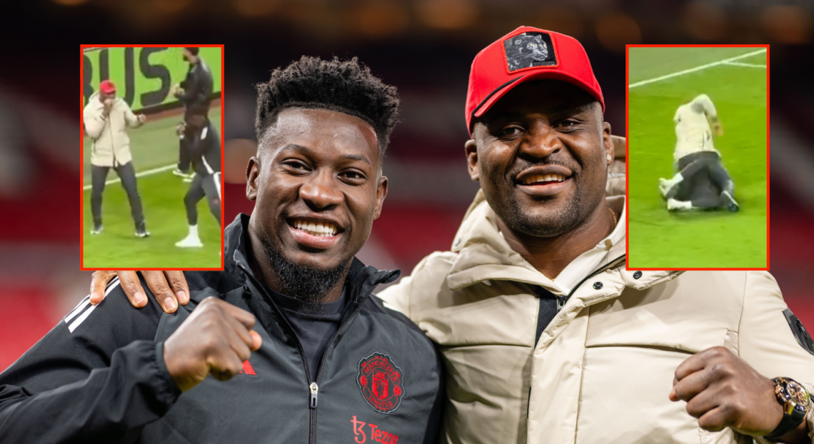 ce que Francis Ngannou a fait à Old Trafford inquiète les fans 1 ce que Francis Ngannou a fait à Old Trafford inquiète les fans