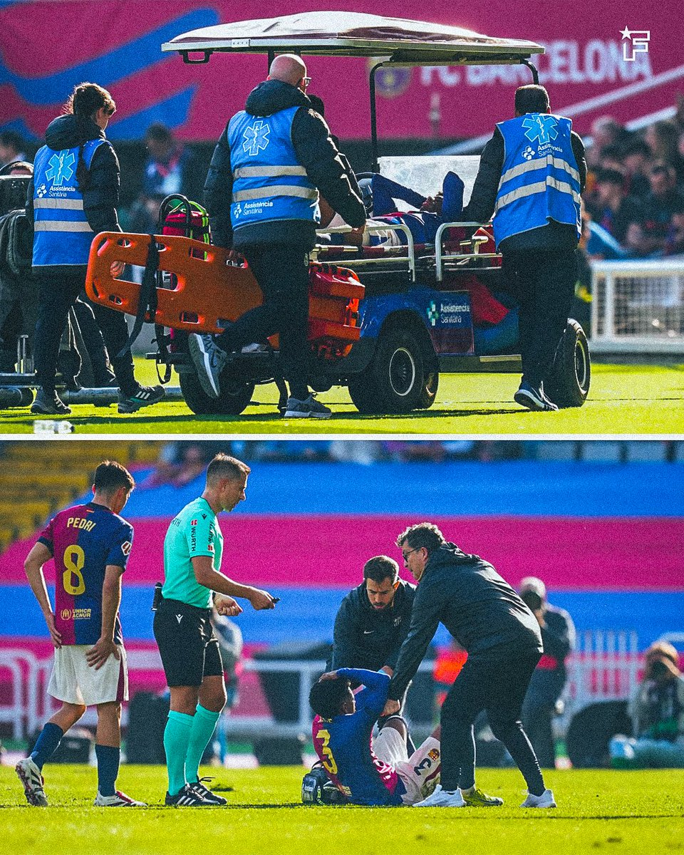 Baldé évacué sur civière, la tension monte au Camp Nou (VIDEO) 2 Baldé évacué sur civière, la tension monte au Camp Nou (VIDEO)