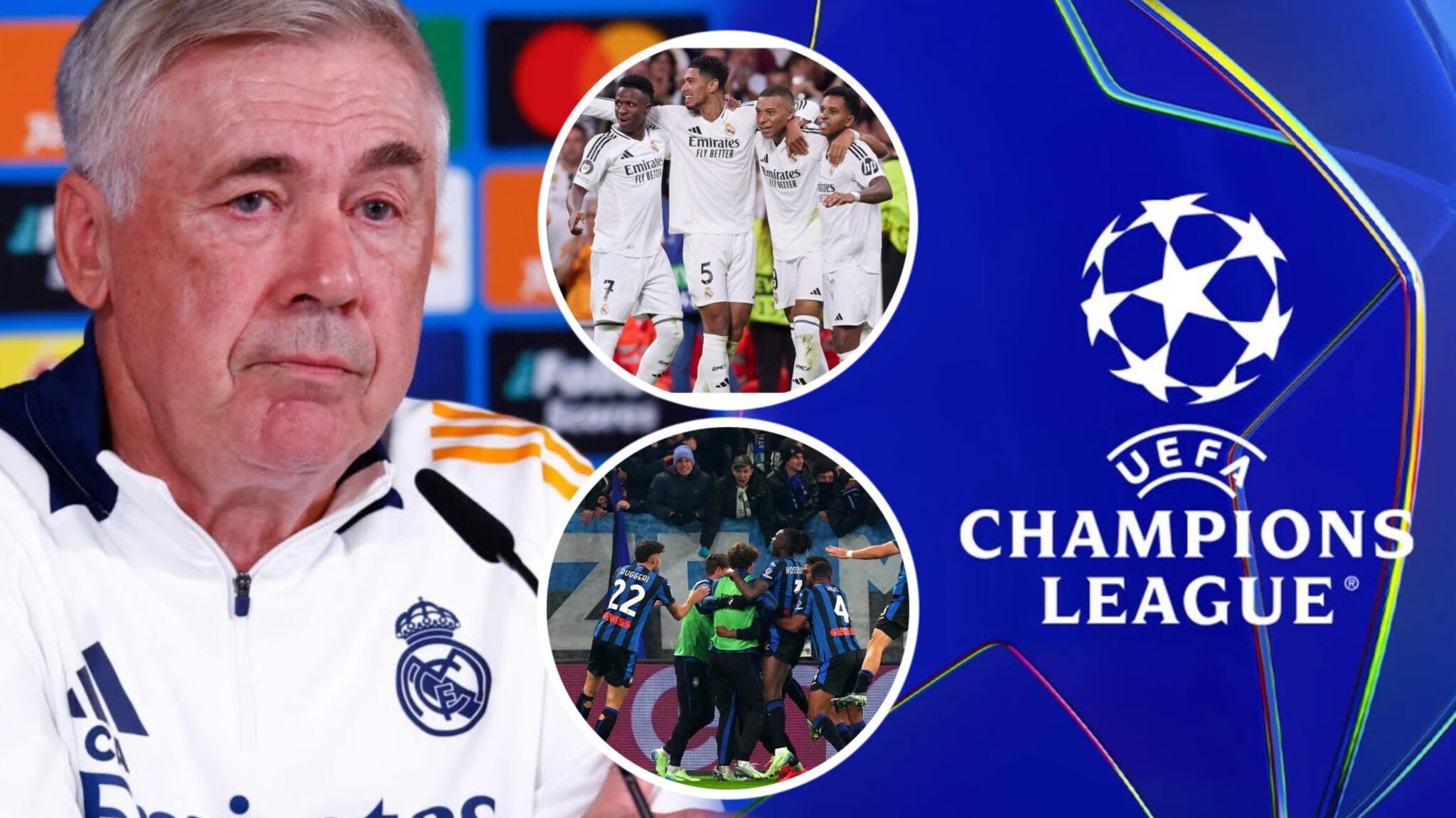 Atalanta – Real Madrid : Carlo Ancelotti suit l’UEFA et met fin à l’incertitude