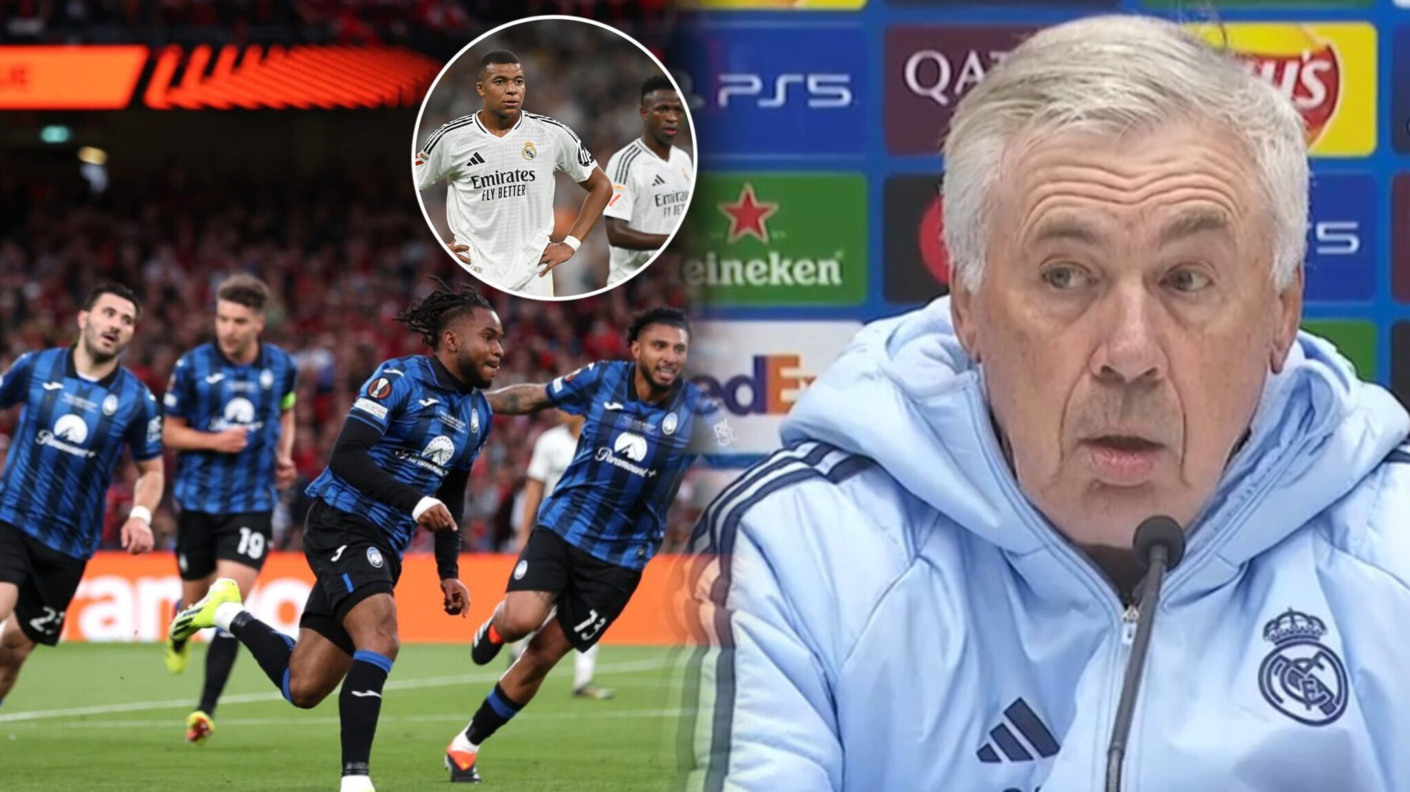 Carlo Ancelotti annonce une terrible nouvelle aux Madrilènes à 24h du choc contre l’Atalanta