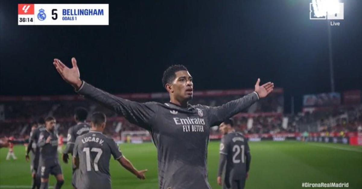 VIDEO : Le talent, la prestance et la classe façon Jude Bellingham permettent au Real Madrid de mener au score