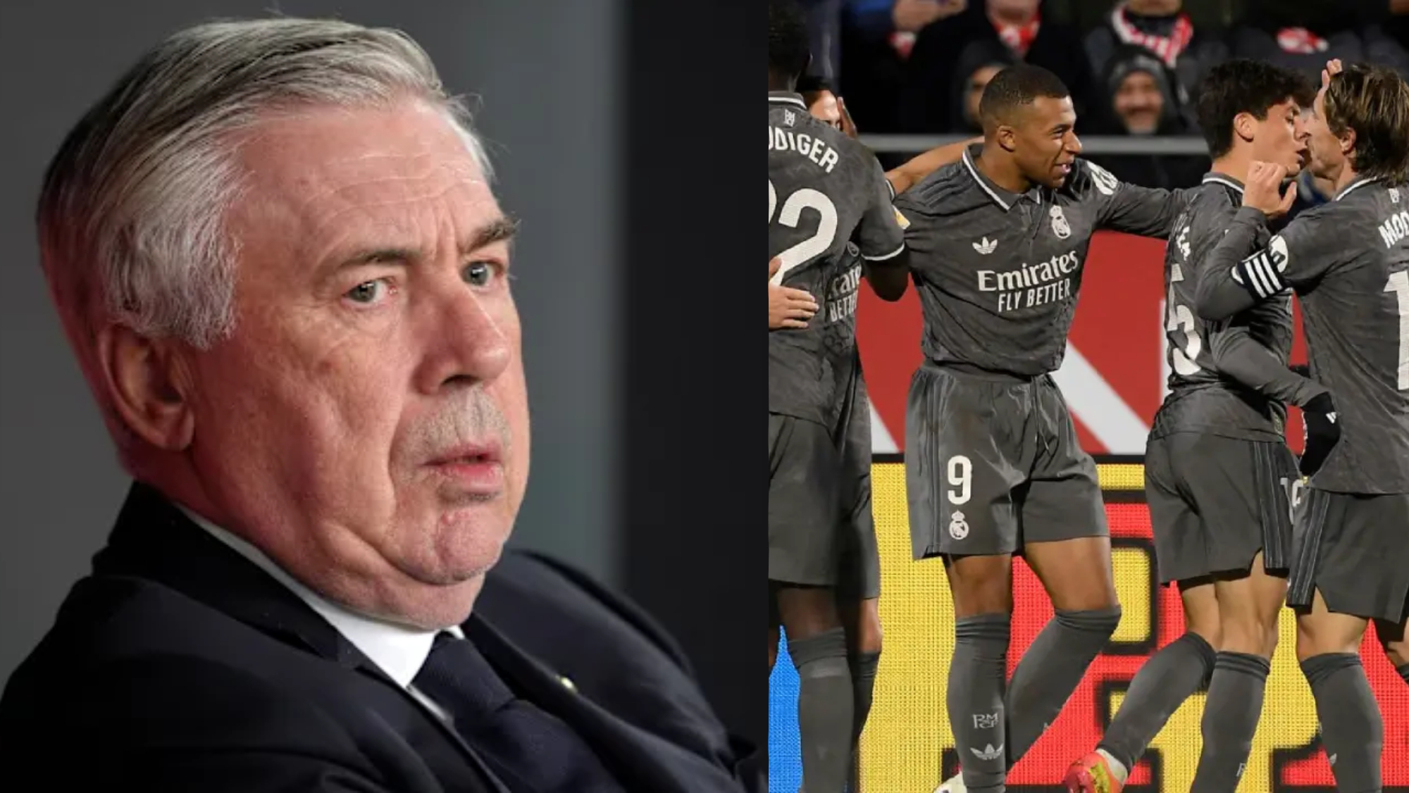 Après la victoire 3-0 face à Gérone, Carlo Ancelotti a annoncé une terrible nouvelle : « Il est forfait pour l’Atalanta. »